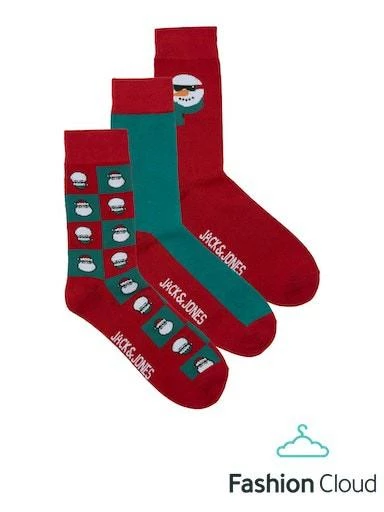 Jack Jones Snowman 3 Lü Paket Erkek Porap 12246902 ürün görseli 1