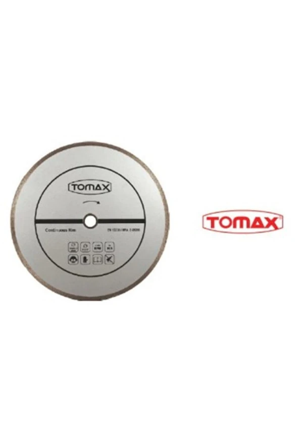 ORJİNAL TOMAX Sürekli Elmas Fayans Kesici Daire Testere 180 X 2.2 X 22 mm ürün görseli 1