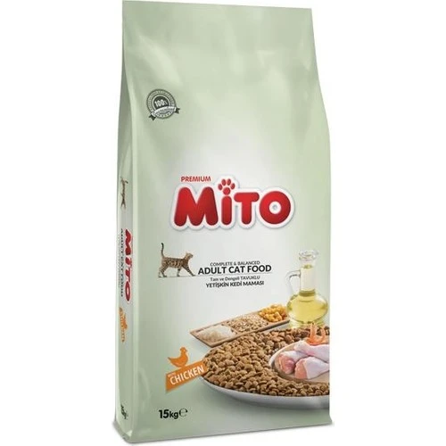 Mito Adult Cat Tavuklu Yetişkin Kedi Maması 15 kg ürün görseli 1