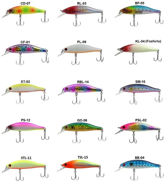 Sea Horse Em-Forseabass 8cm 11gr 0.9-1.8mt Sinking Maket Balık ürün görseli 1