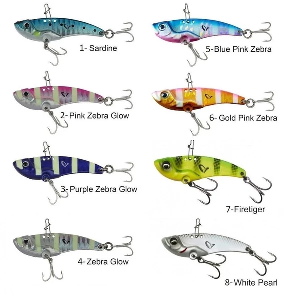 Savage Gear 3D Minnow Metal Vib Blade Vibrasyon Jig 14.5gr 5.5cm ürün görseli 1