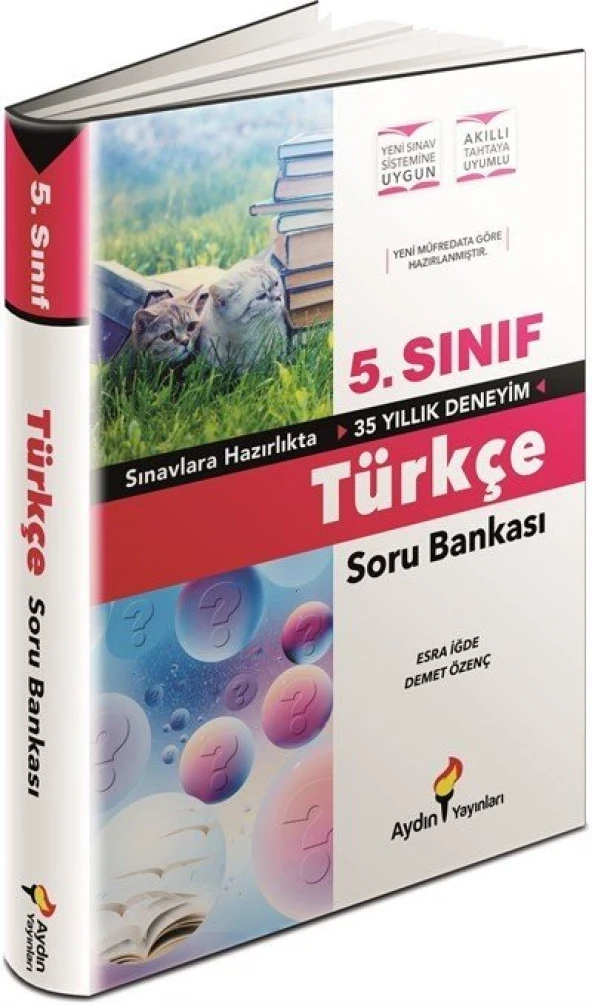 5.Sınıf Türkçe Soru Bankası Aydın Yayınları ürün görseli 1