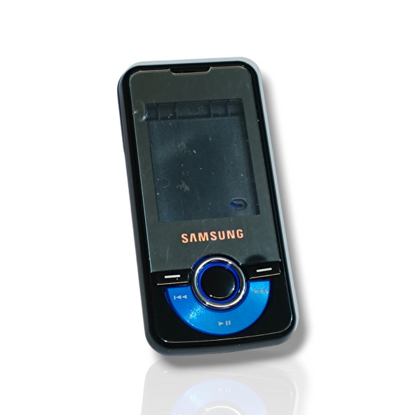 Samsung M2710 Kasa Samsung Galaxy M2710 Uyumlu Siyah Renk Orta Kasa Ön Arka Kapak Tuş Takımı ürün görseli 1