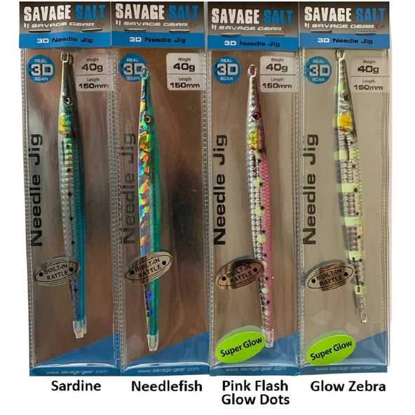 Savage Gear 3d Needle Jig 40gr 15cm Suni Yem İğnesiz ürün görseli 1