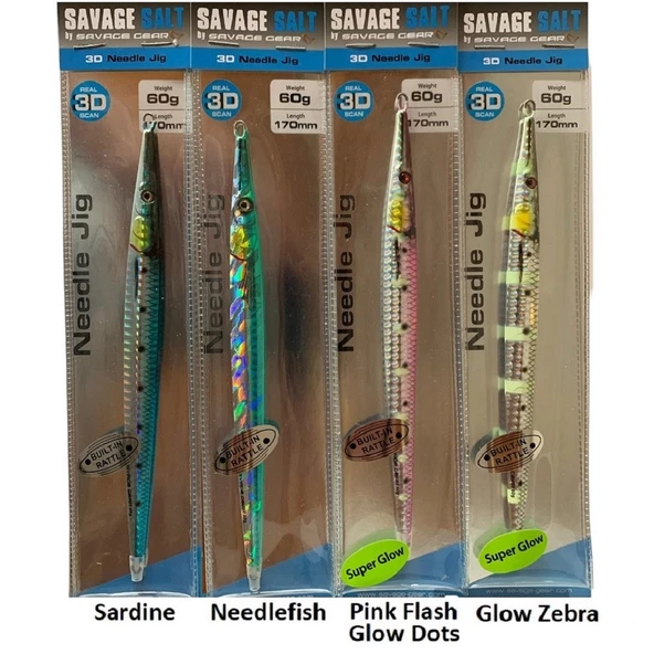 Savage Gear 3D Needle Jig 60gr 17cm İğnesiz Suni Yem ürün görseli 1