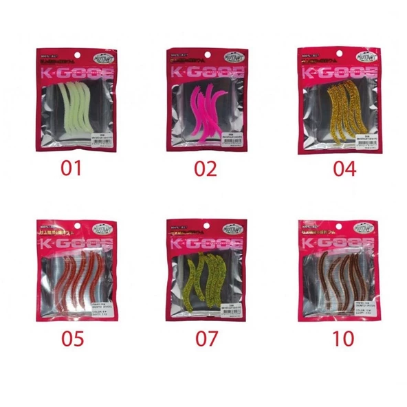 Mutant 3506 Forte Lrf Silikon Kurt Yem 7.5cm (5'Li Paket) ürün görseli 1
