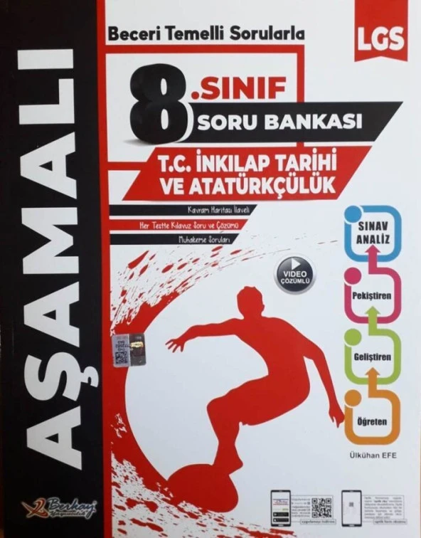 8. Sınıf LGS T.C. İnkılap Tarihi ve Atatürkçülük Aşamalı Soru Bankası Berkay Yayıncılık ürün görseli 1