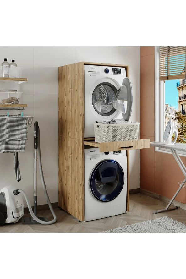 ROOMART Çamaşır Ve Kurutma Makinesi Dolabı ürün görseli 1