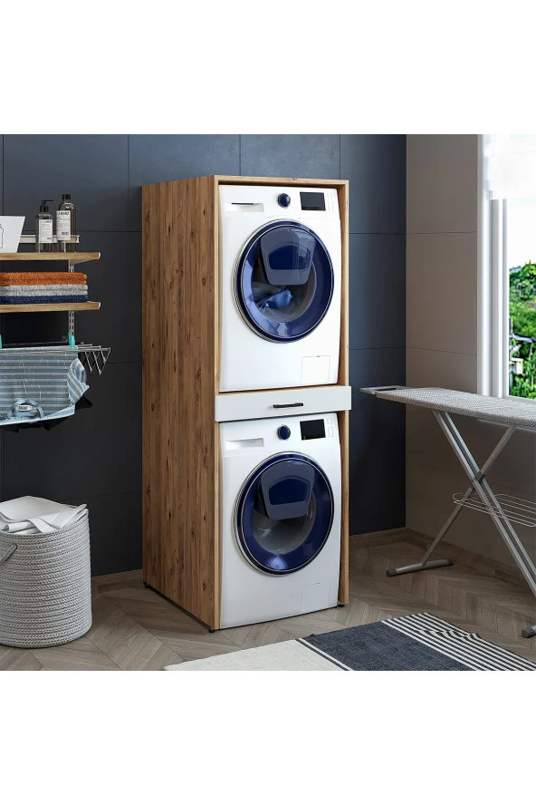 ROOMART Çamaşır Ve Kurutma Makinesi Dolabı ürün görseli 1
