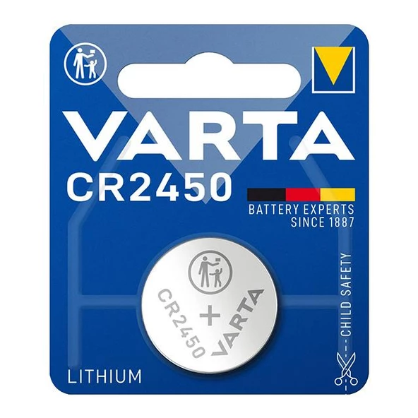 Varta CR2450 Lityum Pil 3V ürün görseli 1