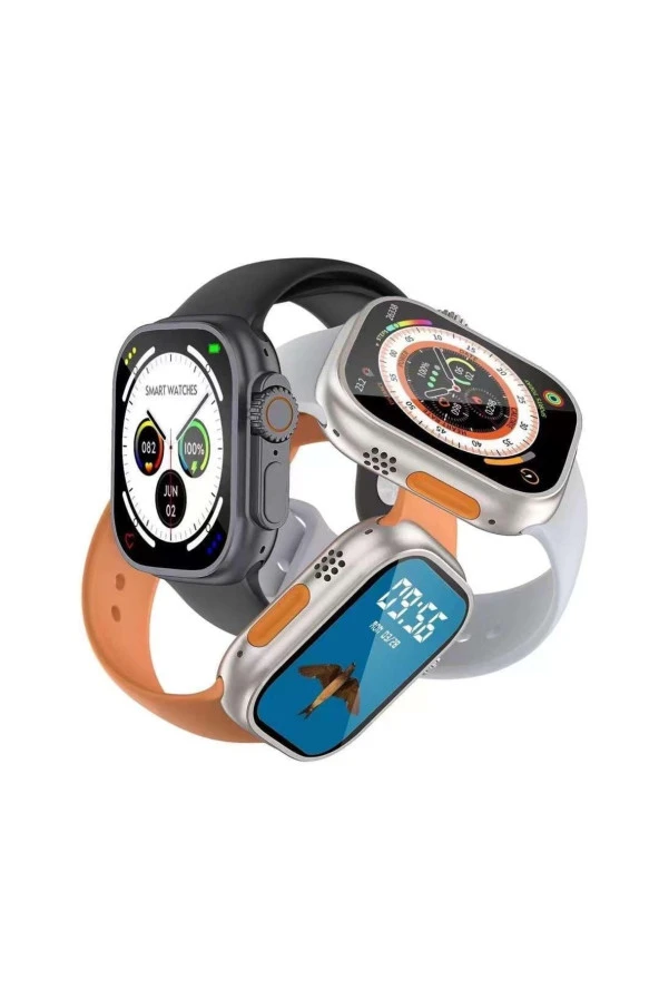 Inovaxis X8 Ultra Gps/nfc/siri Destekli Watch 8 Uyumlu Akıllı Saat ürün görseli 1