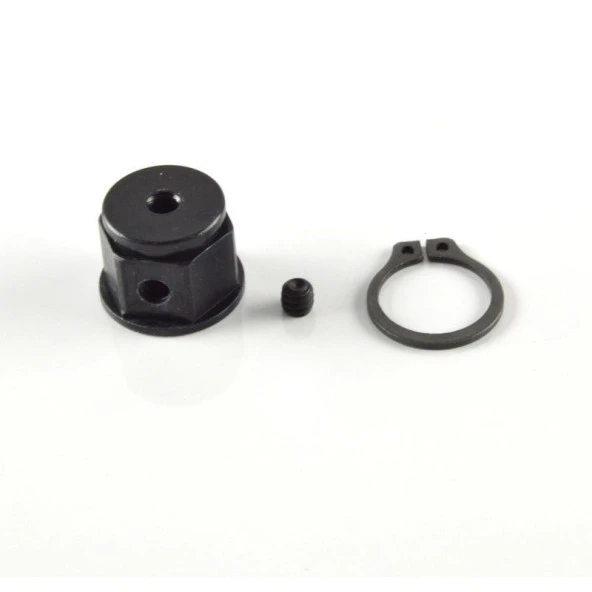 BaneBots Hub Hex Series 40 Set Screw 3mm Bore 1 Wide 1/2 Hex ürün görseli 1