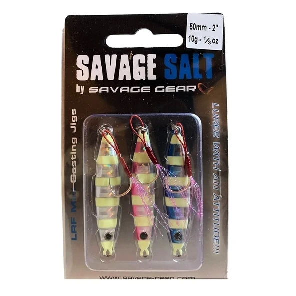 PTTAVM: Savage Gear Psycho Sprat Lrf Jig 3 Adet Turkish Zebra Mix