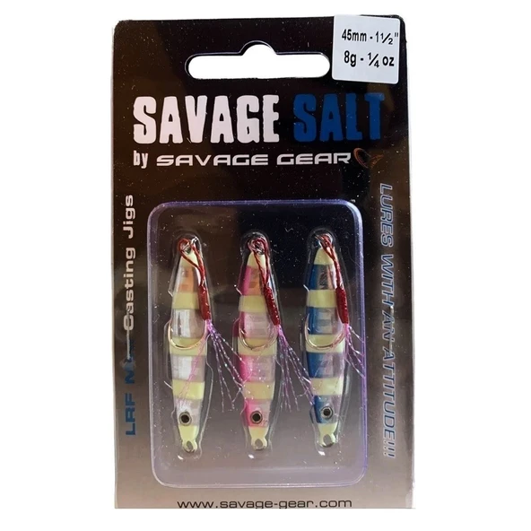 PTTAVM: Savage Gear Psycho Sprat Lrf Jig 3 Adet Turkish Zebra Mix