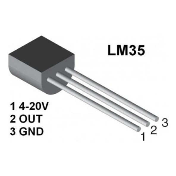 Arduino Sıcaklık Sensörü (LM35) - Resim 2
