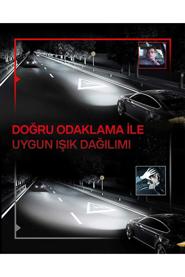 11042  H4 Vision Plus Gia Csp Led Xenon Far Ampulü 64w 7200 Lm ürün görseli 1
