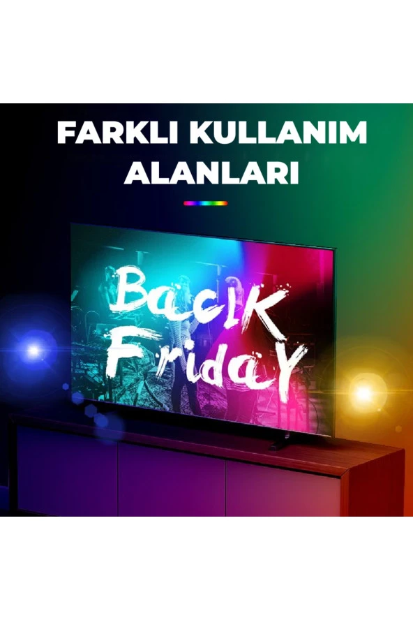 21150  Rgb Mıknatıslı Dokunmatik Led Atmosfer Lamba ürün görseli 1