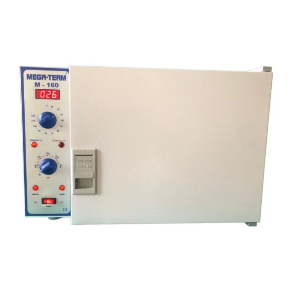 Megaterm M160 16 Lt Dijital Ekran Kuru Hava Sterilizatörü ürün görseli 1