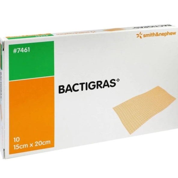 Smith & Nephew Bactigras Parafinli Gazlı Bez 15x20 cm ürün görseli 1