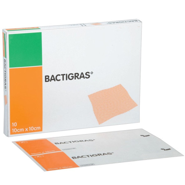 Smith & Nephew Bactigras Parafinli Gazlı Bez 10x10 cm ürün görseli 1