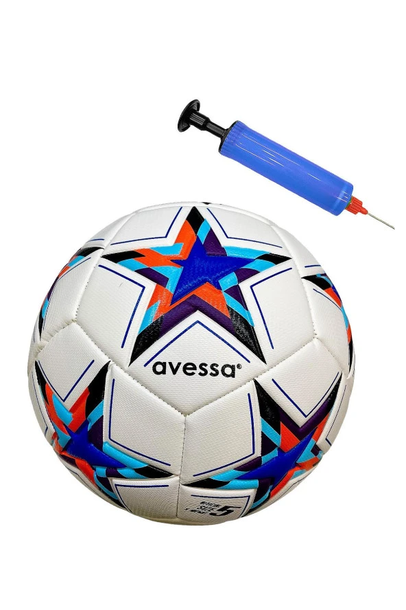 Avessa FT800-110MB Futbol Topu Mavi-Beyaz 4 Astar ürün görseli 1