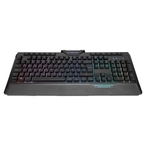 Rampage RAPIDO PLUS Semi Mechanical Sese Duyarlı Hungarian Layout Rainbow Işıklı Makrolu Gaming Klavye ürün görseli 1