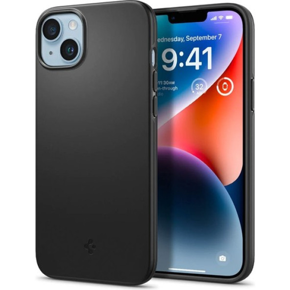 Spigen Apple iPhone 14 Plus Kılıf Thin Fit Black - ACS04773 ürün görseli 1