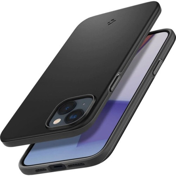 Spigen Apple iPhone 14 Plus Kılıf Thin Fit Black - ACS04773 - Resim 2