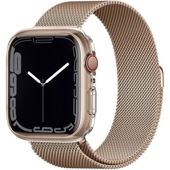 Spigen Apple Watch Seri 8/7/6/5/4/SE/SE 2 (45mm / 44mm) ile Uyumlu Kılıf 4 Tarafı Tam Koruma ACS04196 ürün görseli 1