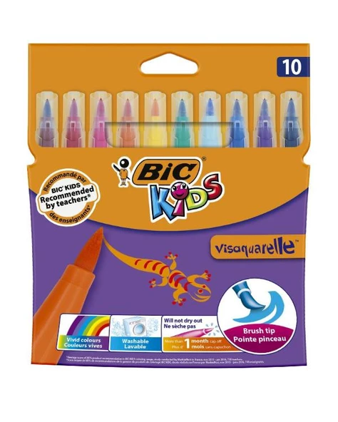 Bic Kids Keçeli Boya Kalemi 10 Renk ürün görseli 1
