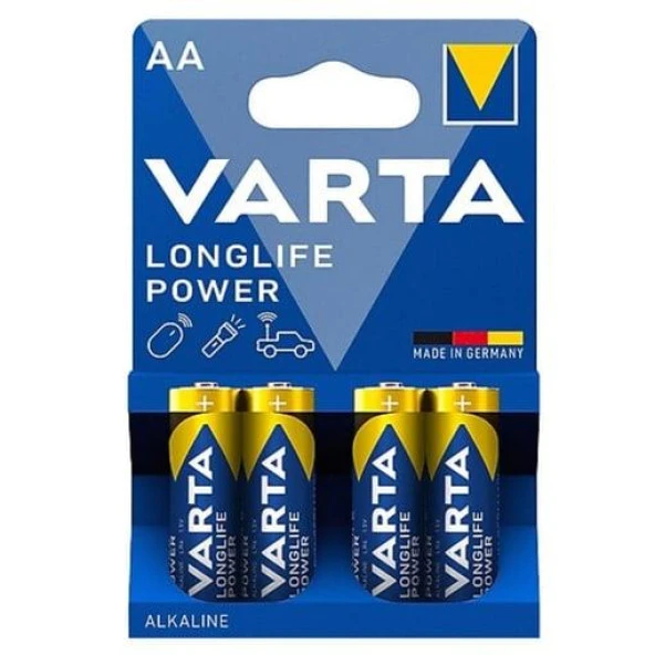 Varta Longlife Power Kalem Pil AA 4'Lü ürün görseli 1