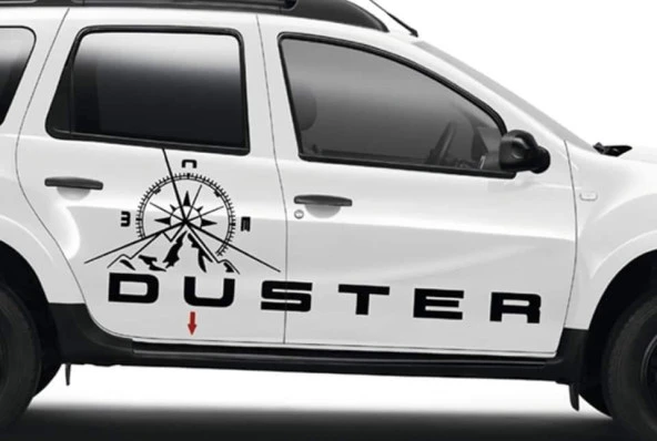 Dacia Duster Pusula Oto Sticker Yapıştırma Etiket ürün görseli 1