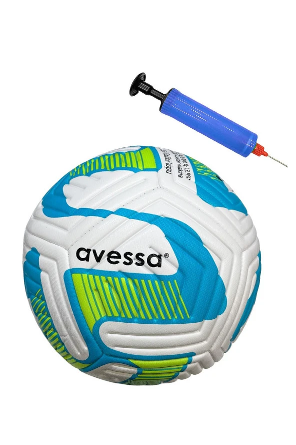 Avessa FT900-110M Futbol Topu Açık Mavi 4 Astar Pompalı ürün görseli 1