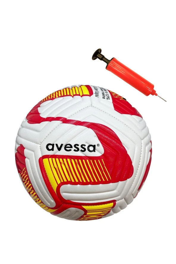Avessa FT900-130K Futbol Topu Kırmızı 4 Astar Pompalı ürün görseli 1