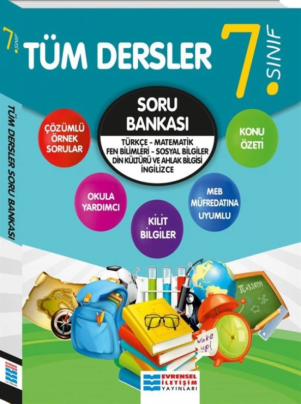 7. Sınıf Tüm Dersler Soru Bankası Evrensel İletişim Yayınları ürün görseli 1