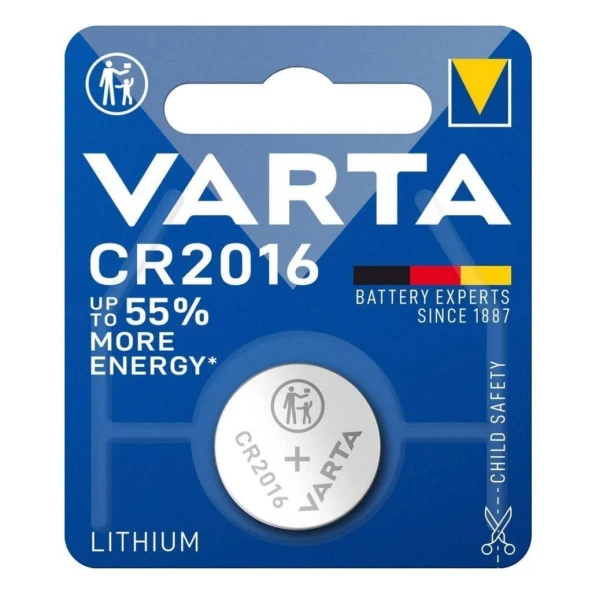 Varta CR2016 Lityum Pil 3v ürün görseli 1