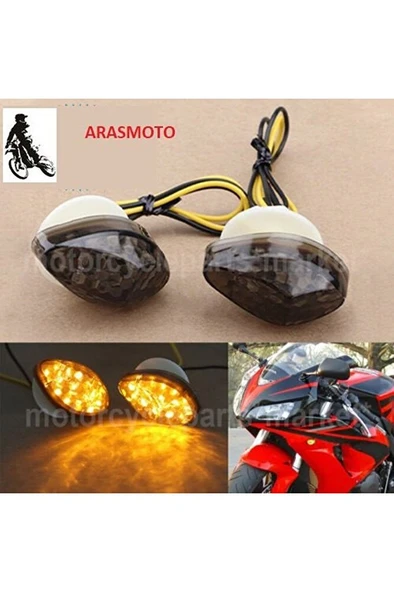 Honda Cbr 600 Rr-1000Rr Gömme Sinyal Seti Duman Sinyal  ARASMOTO ürün görseli 1