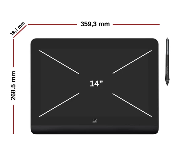 XP-Pen Artist Pro 14 Grafik Ekran Tablet 2nd Generation - Resim 4