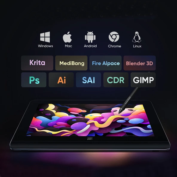 XP-Pen Artist Pro 14 Grafik Ekran Tablet 2nd Generation - Resim 5