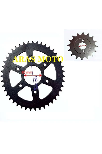 Bajaj Dominar Ön Ve Arka Dişli 400 Ktm 200 Duke 390 2015 2020  Arasmto ürün görseli 1