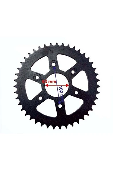 Bajaj Dominar Arka Dişli 400 Ktm 200 Duke 390 2015 2020  ARASMOTO ürün görseli 1