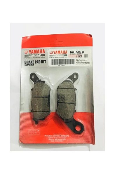 Yamaha R 25 / MT 25 Arka Fren Balatası ürün görseli 1