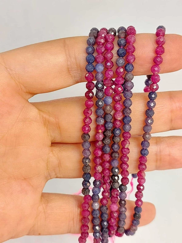 Safir & Yakut Taşı Faset Kesim Dizi 3.5mm (45502) ürün görseli 1