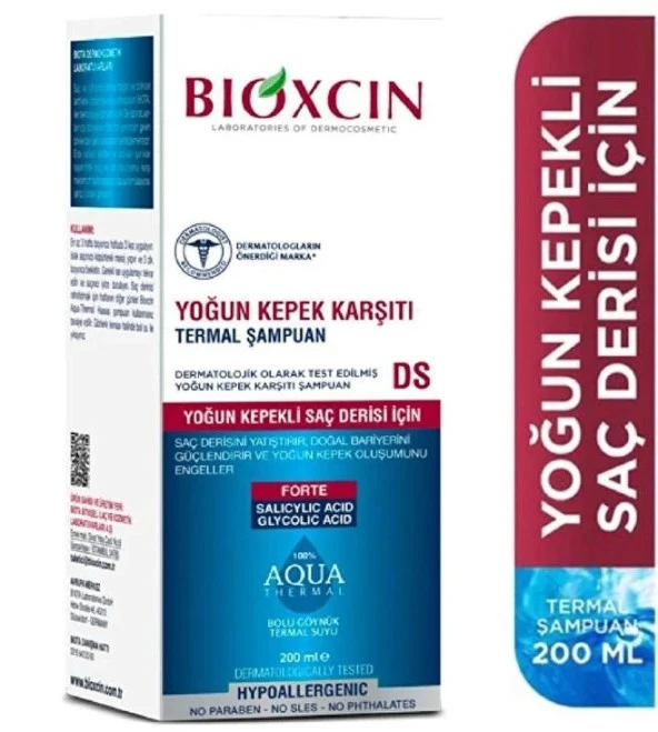 Bioxcin Aqua Thermal DS Yoğun Kepek Karşıtı Termal Şampuan 200 Ml 8680512614319 ürün görseli 1