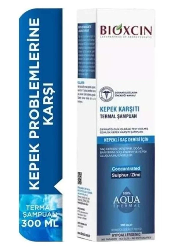 Bioxcin Aqua Thermal Kepek Karşıtı Termal Şampuan 300 Ml 8680512614302 ürün görseli 1