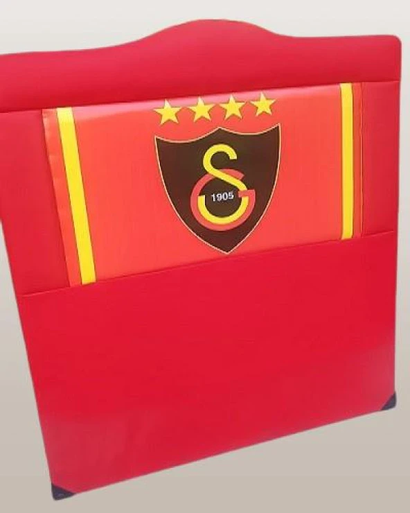 Başlık 90313 DK Tek Kişi 90 Taraftar GS Model Suni Deri Kırmızı Kumaş El Yapım ürün görseli 1