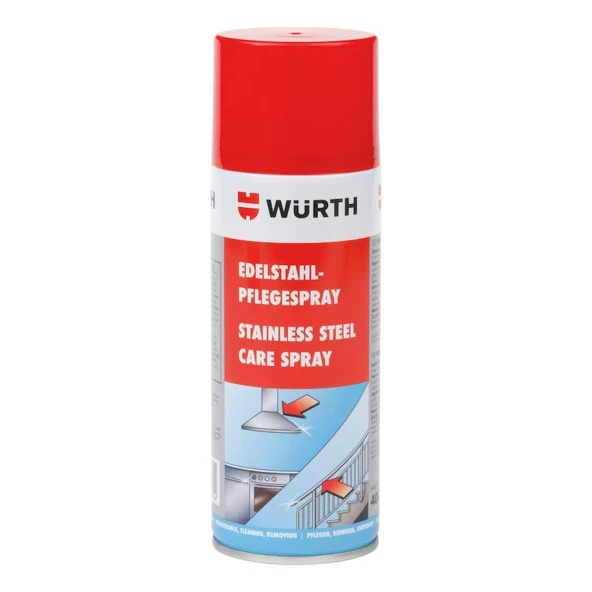 Würth Paslanmaz Çelik Bakım Spreyi ve Ankastre Parlatıcı 400 ML ürün görseli 1