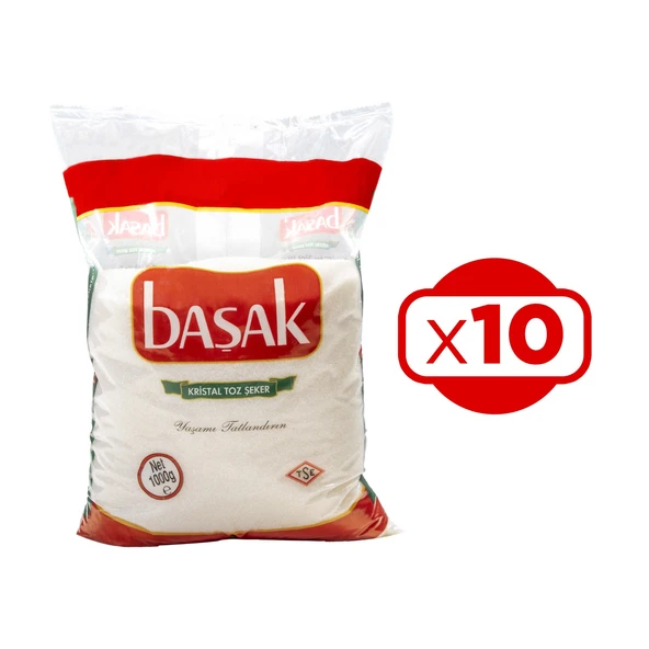 Başak Toz Şeker 1 Kg x 10 Adet - Resim 2