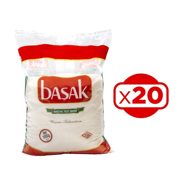 Başak Toz Şeker 1 Kg x 20 Adet - Resim 2