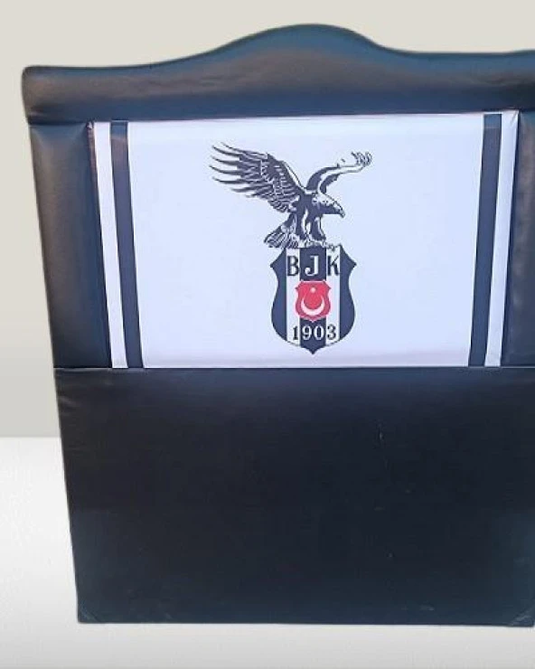 Başlık 90314 DK Tek Kişi 90'lık Taraftar BEŞİKTAŞ Suni Deri Siyah Kumaş El Yapım ürün görseli 1